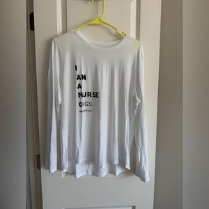 Figs Iam a nurse shirt sz xl